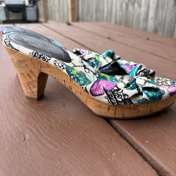 Vintage Coach butterfly-print sandals - Image 10