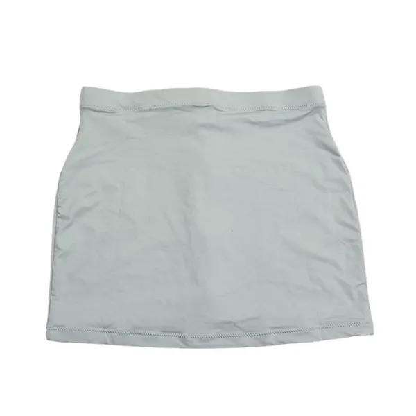 SKIMS Sporty (B18) Zipper Swim Mini Skirt Pacific Blue Size M New With Tags - Image 2