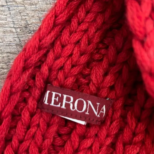 Gap Merona Abercrombie and Fitch‎ Winter Headbands Bundle Red Black Cream Knit - Image 4