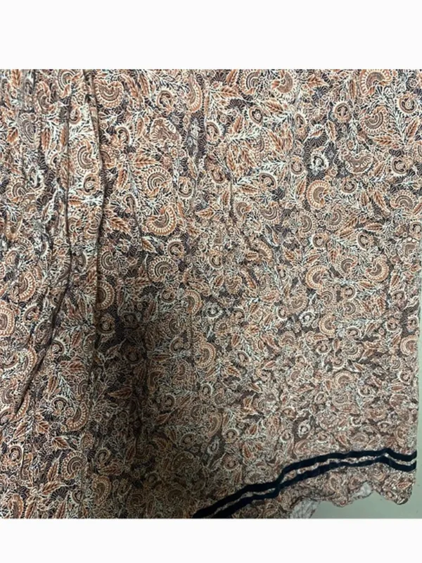 Lauren Conrad Sleeveless‎ Paisley Summer Dress with Navy Trim phoebe buffay inspo y2k medium - Image 5