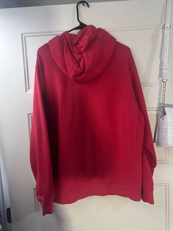 Red Nike Hoodie Sweatshirt - Image 2