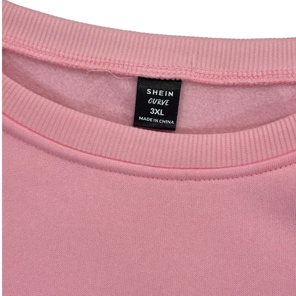SHEIN Curve Pink Nutcracker Christmas Sweatshirt 3XL Plus Fleece Holiday - Image 5