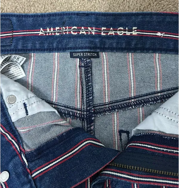 American Eagle Jean Skirt Mini High-Rise  - Image 3