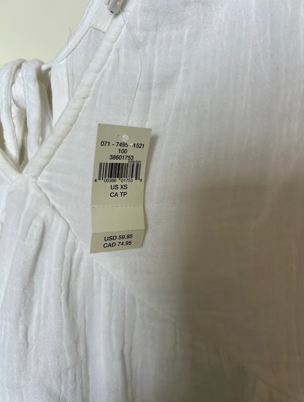 aerie white dress - Image 2