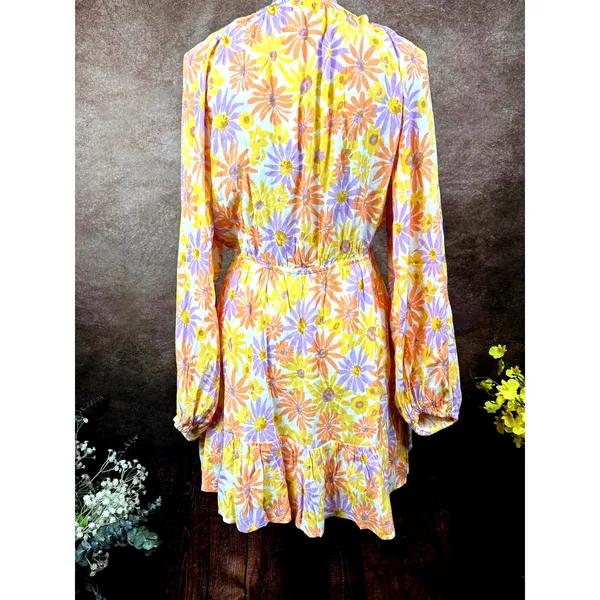 L*Space Feelin Fine Cut Outs Tie Front Dress Oopsie Daisy L - Image 8
