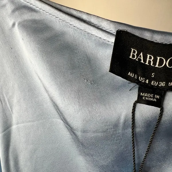 Bardot Satin Finish A-Line Max Skirt Size 4 - Image 5