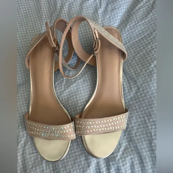 Maripé Women's Tan and Silver dress Sandals - Image 2