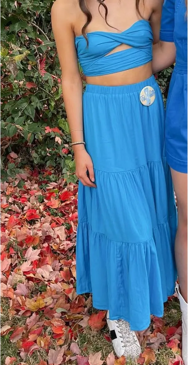 Princess Polly blue skirt and top set - Image 4