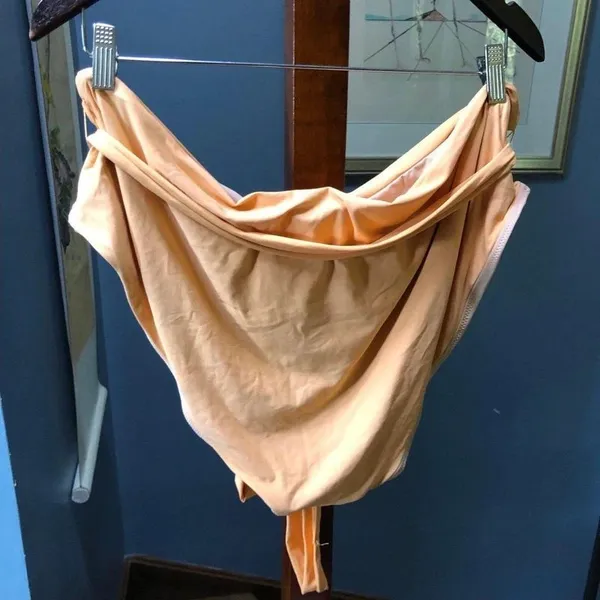 J.Crew Light Orange Tie Front High Waisted Bikini Set Plus Size 3X - Image 7