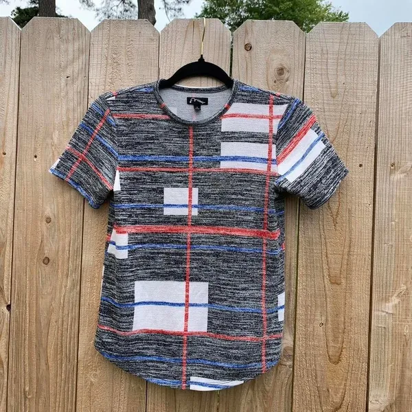 Art Class Retro‎ abstract short sleeve shirt medium square museum unique timeless summer - Image 2