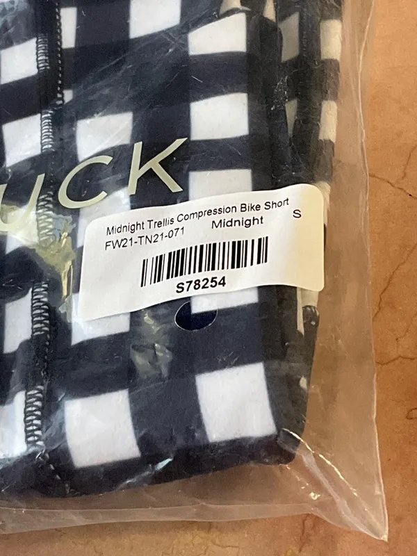Tuckernuck Tnuck Sport Trellis Compression Bike Shorts in Midnight Small New - Image 5