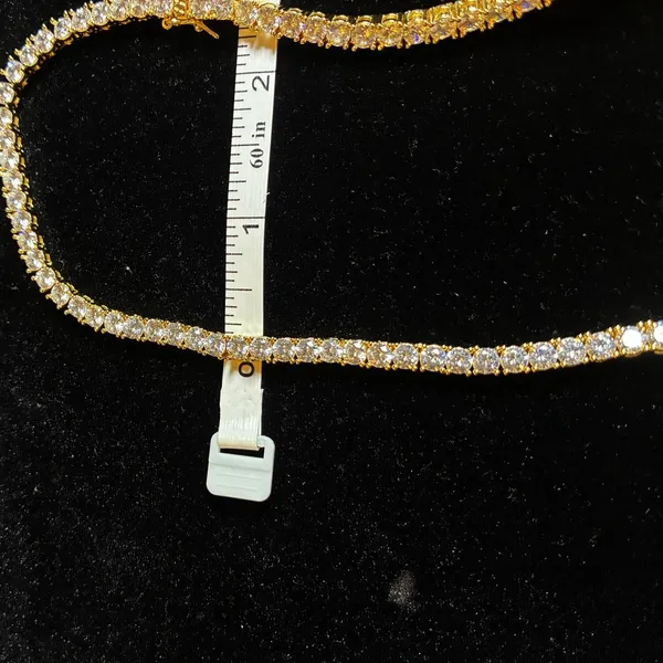 20” Classic Tennis Necklace Silver - Image 5