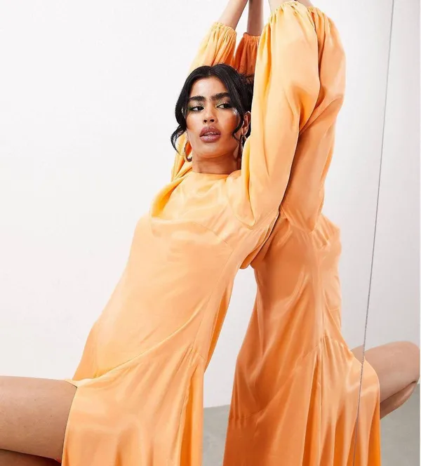 ASOS Orange Dress - Image 4