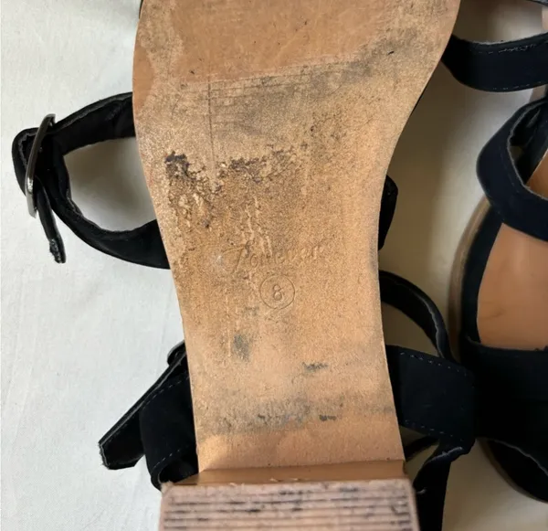 Sandals heel Black Size 8 - Image 3