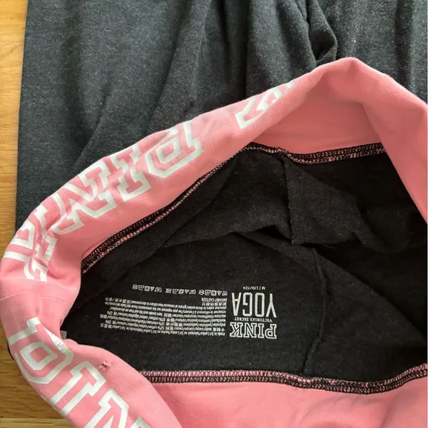 Pink Skinny Gray Leggings - Image 3
