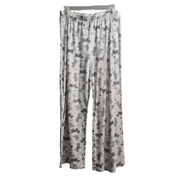 Karen Neuberger Women's Pajama Set Dog Print Sleepwear Top Pants L‎ - Image 8
