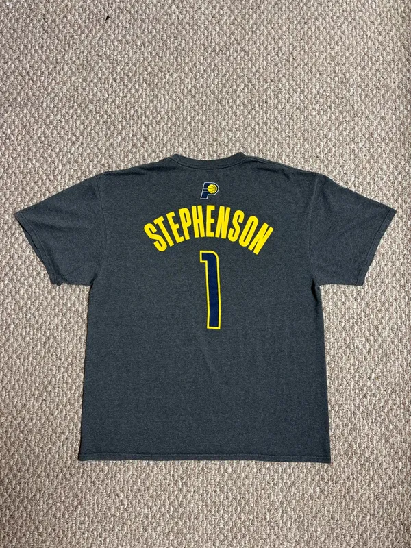 Indiana Pacers Lance Stephenson NBA Gray Casual Jersey T-Shirt - Image 2