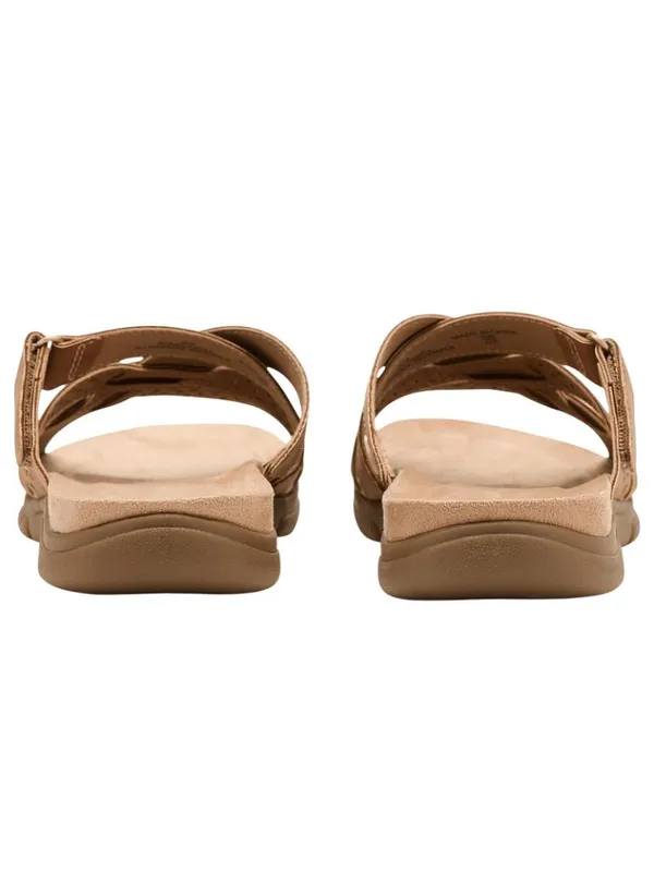 NWT Easy Spirit Melinna Womens Strappy Slip On Sandal SEMELINNA3 Medium Brown 7M - Image 7