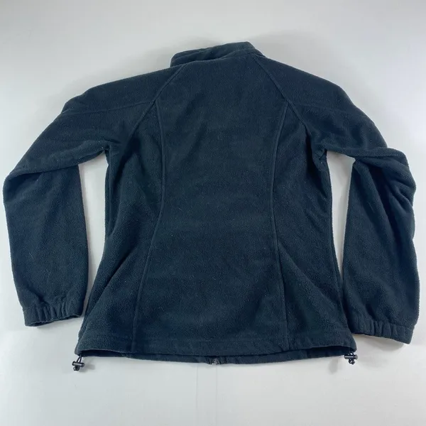 Columbia Jacket Womens‎ Medium Black Fleece Full Zip Sweater Zip Pockets Ladies - Image 5