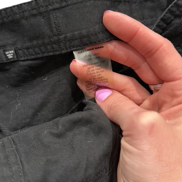 Alexander Wang Bermuda Black‎ Casual Shorts Size Large Lightweight Vamp Capsule - Image 3