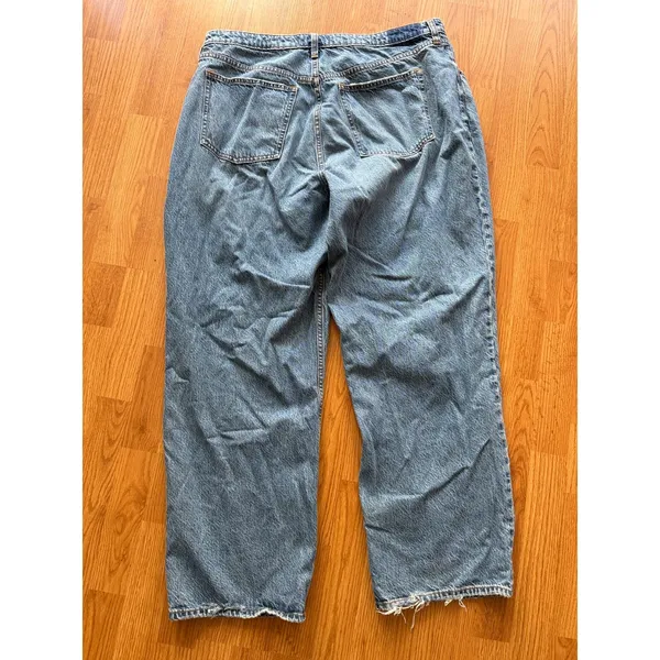 Abercrombie & Fitch Curve Love High Rise The Loose Jean Size 18 - Image 5