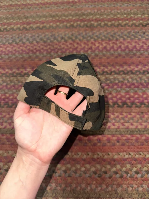 ARMY CAMO BLANK ADJUSTABLE BASEBALL hat - Image 3