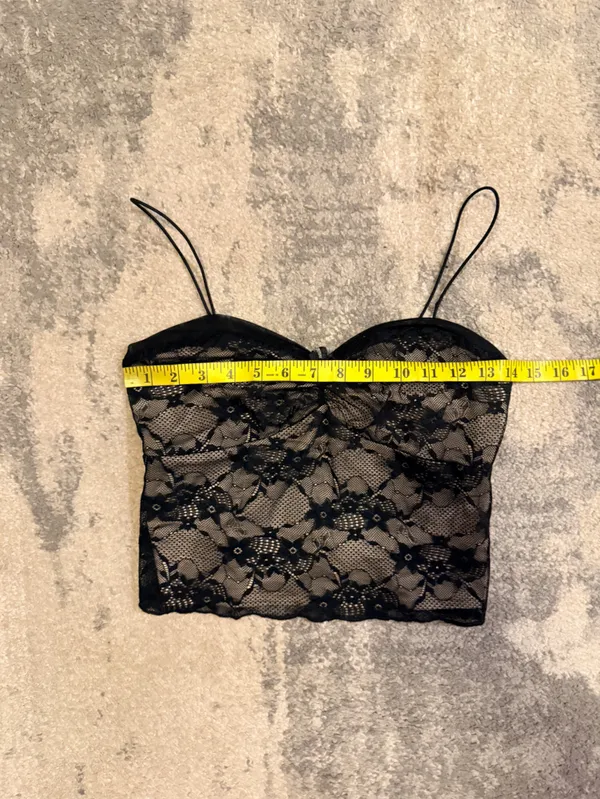 Wild Fable Black Lace Cami Top - Image 6