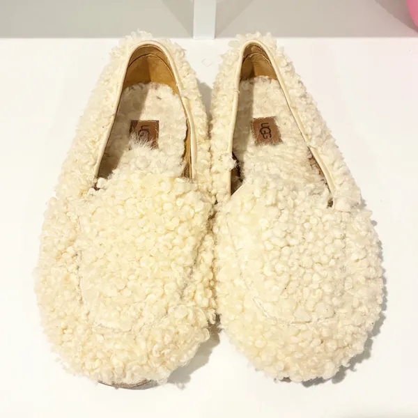 Ugg Australia Womens Hailey Fluff‎ Shearling Loafer Size 8 - Image 2
