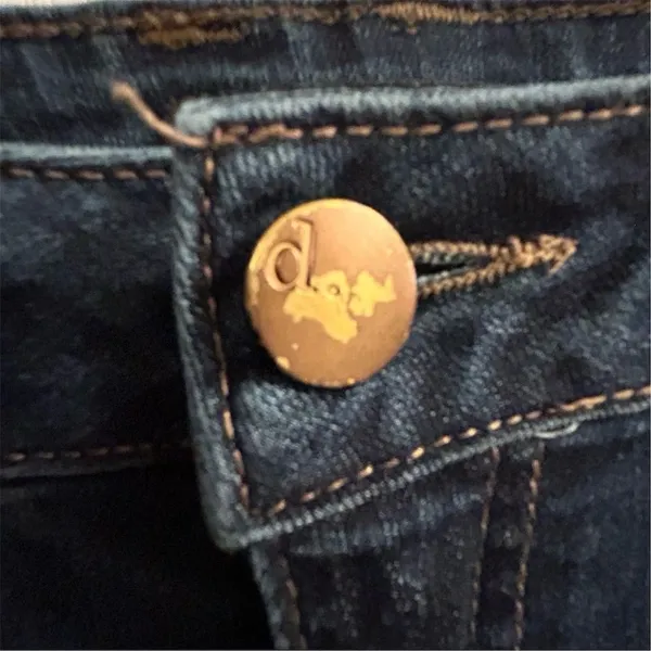 D. Jeans Women's Size 6‎ Blue Rolled-Up Cuff Denim Jeans Medium Wash - Image 7