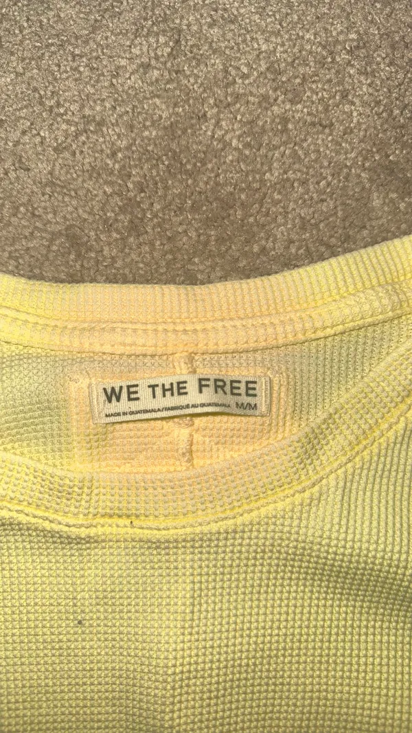Free People Yellow Long Sleeve - Image 2