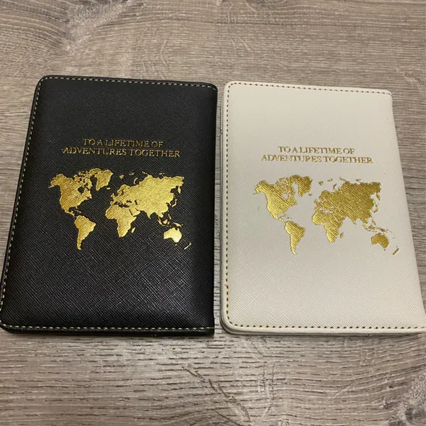 Mr & Mrs Passport Covers Set | Honeymoon Travel Wallet Holders | Wedding Gift - Image 8
