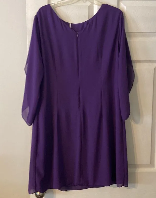 Grace Karin Women’s Dress size XXL long 37” bust 42/44” beautiful purple color - Image 4
