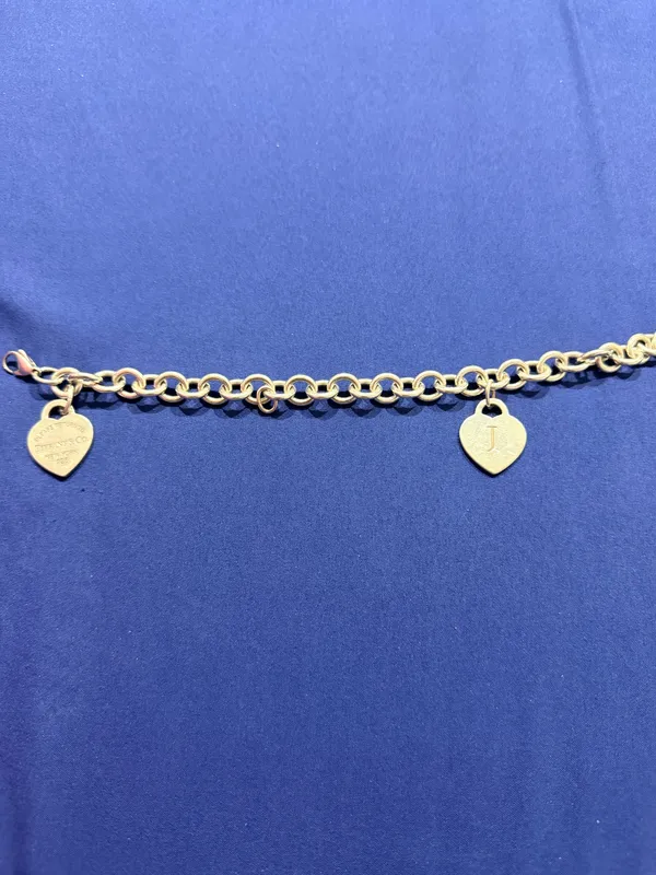 Tiffany & Co. Silver Heart Charm Bracelet - Image 7