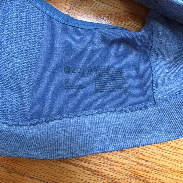 🌸Zella blue High-Neck Seamless Sports Bra - Image 2