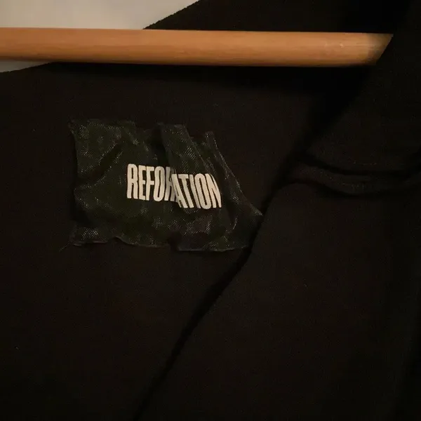 Reformation Elodie Womens Black Mini Dress - Image 11