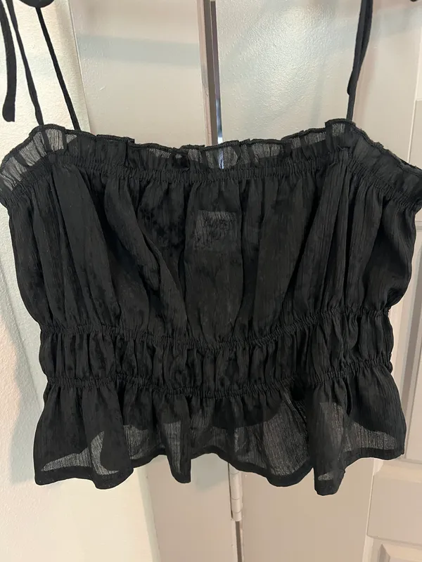 Princess Polly Sheer Crop Top - Image 2