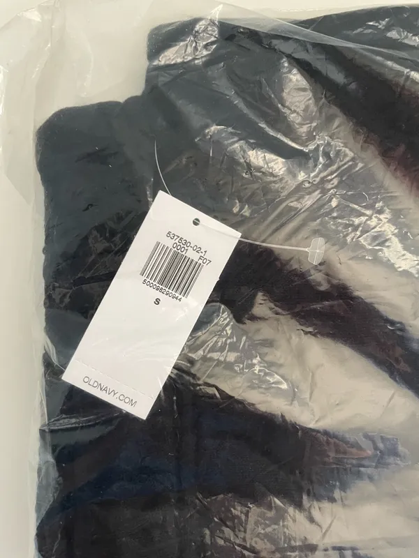 NWT Old Navy Wide Leg Sweatpants Black Jack Lounge Athleisure Comfy Joggers - S - Image 4