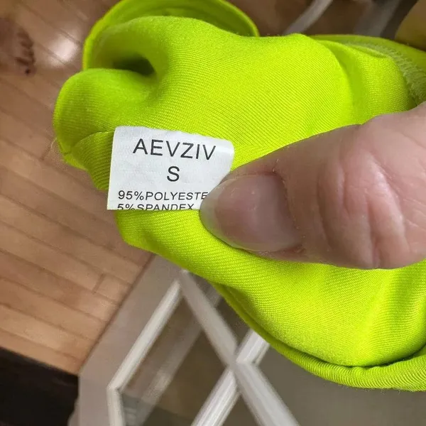 AEVZIV Sexy Crop Tops Sleeveless Deep V Neck Workout Tops Plunge Ring - small - Image 6