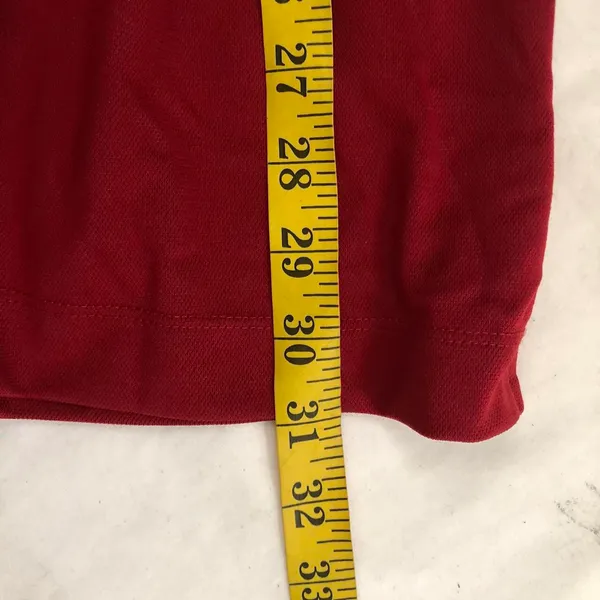 Nike Golf Polo Shirt Tour Performance Red l DRI-FIT XL Measurement in pics Great condition - Image 5