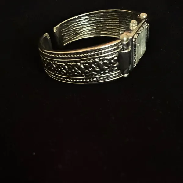 Silver Bangle bracelet watch - Image 4