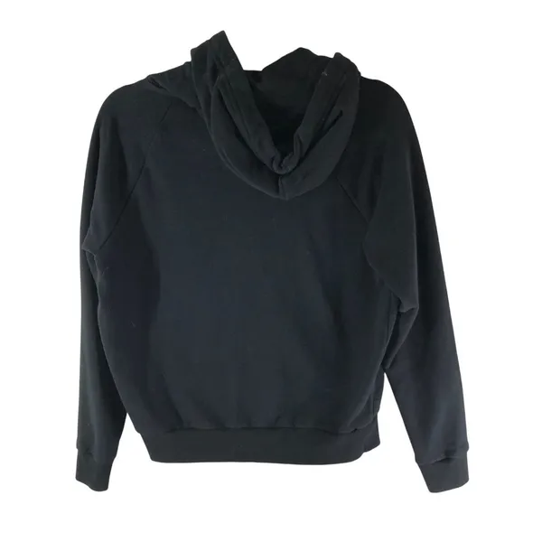 Lauren Ralph Lauren Black Label Womens Pullover Hoodie Embossed Logo 2XS - Image 3
