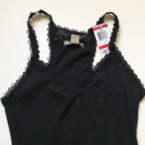 Great lace black top. BNWT. XS. - Image 2
