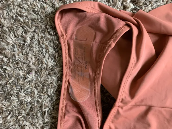 Aerie NWOT Rust One Piece Ruffle Swimsuit XL - Image 4