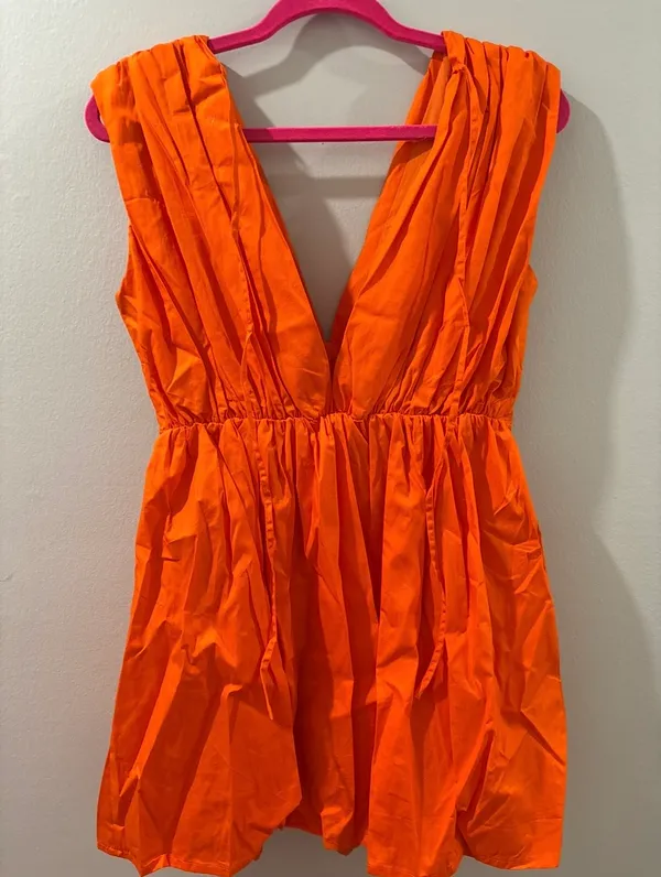 Coco Lily’s Orange Dress - Image 3