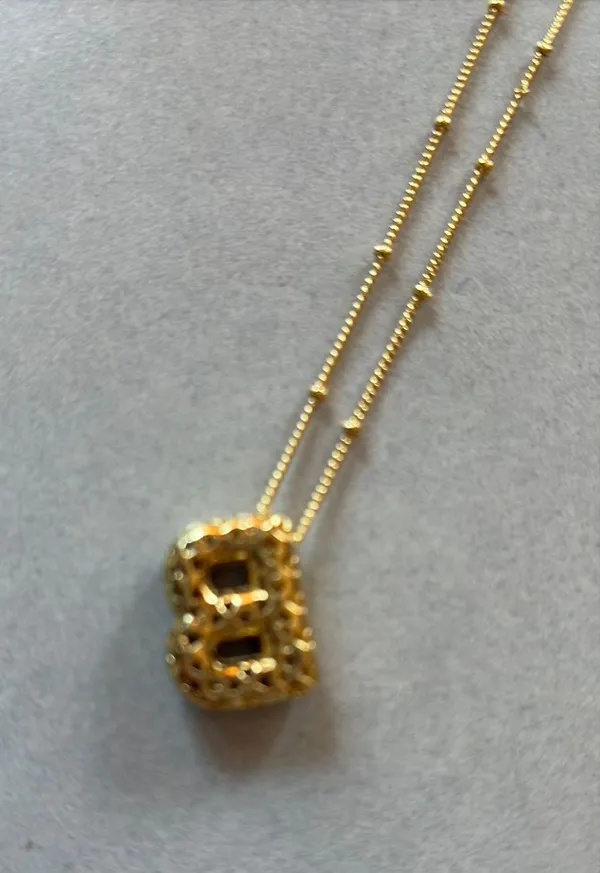 Bundle Of “B” Necklaces Multiple - Image 2