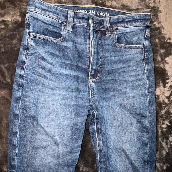 American Eagle Super High Rise Jegging Size 6 Short Next Level Stretch - Image 4