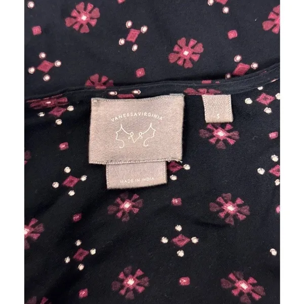 Anthropologie‎ Dress Small Womens Vanessa Virginia Embroidered Button Front Mini - Image 7