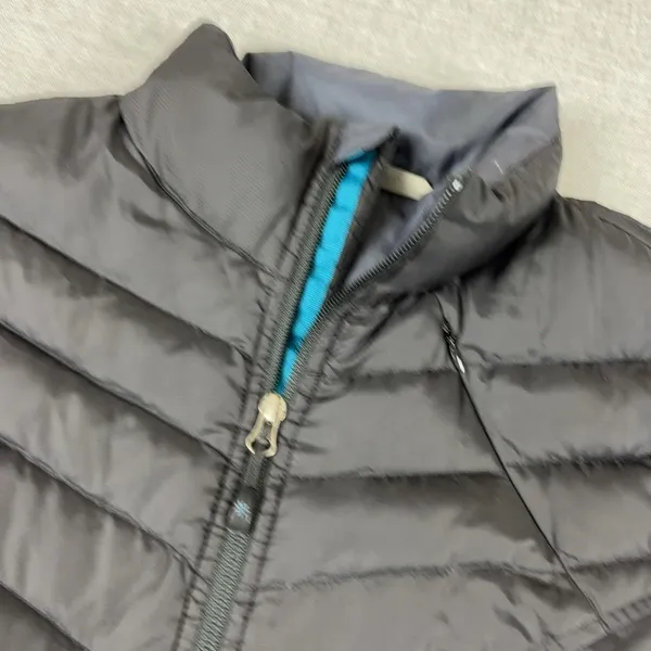 Athleta Jacket Womens Small Black Goose Down Puffer Full Zip Hiking Quilted - Image 2