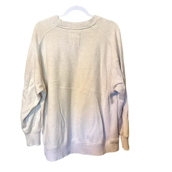 Aerie Cream Oversized Relaxed Sweatshirt - Image 4