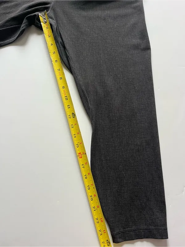 lululemon athletica High-Rise Pant 25” -Diamond Texture Print Black Multi -18 - Image 7